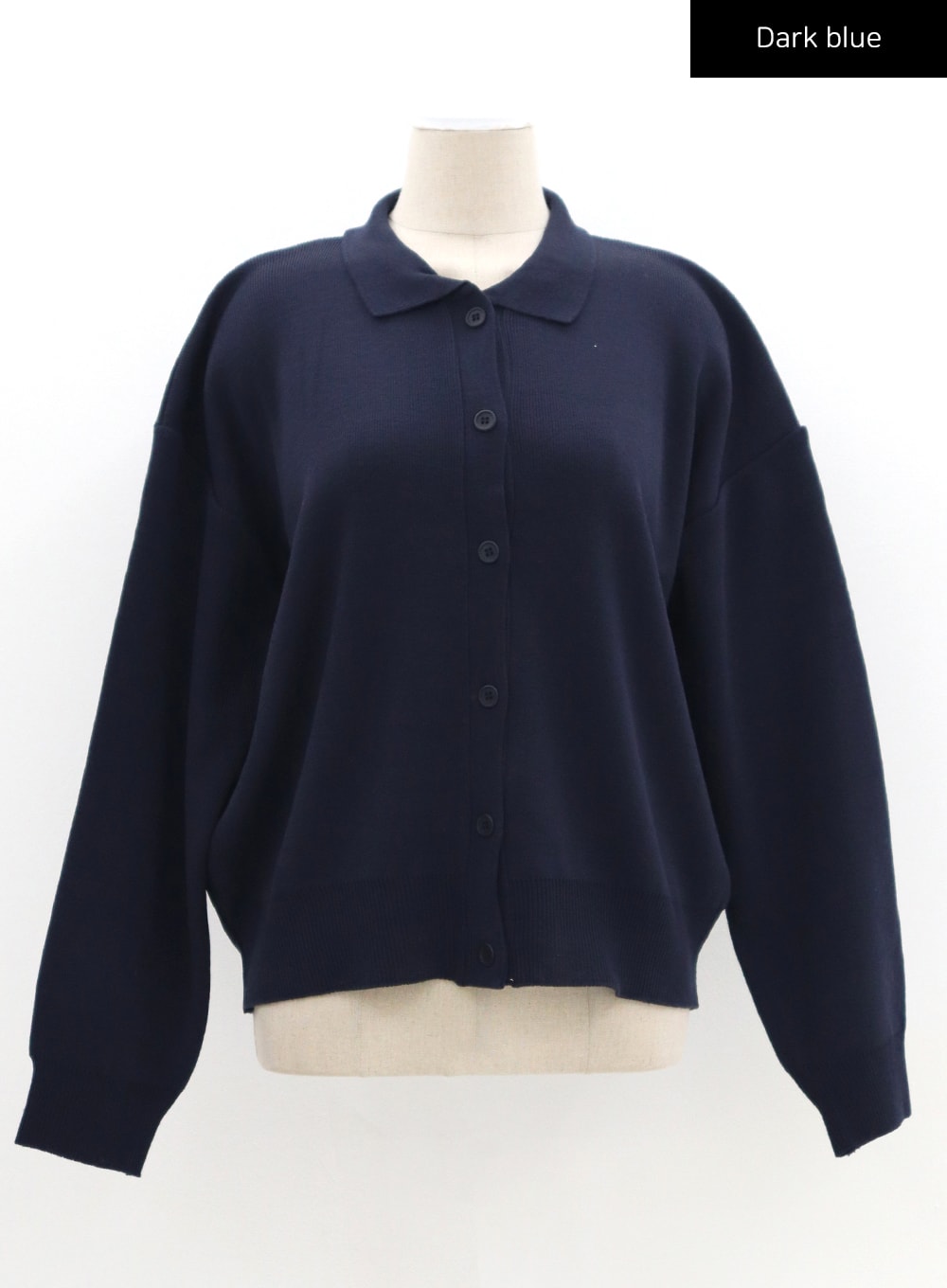 Button Collar Cardigan CM315