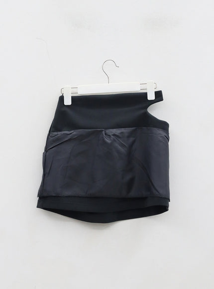 Cut Out Side Mini Skirt BD23