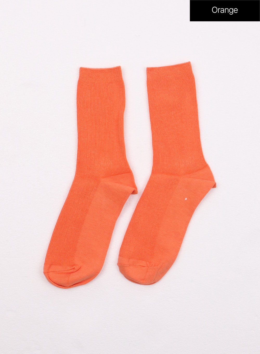 basic-vivid-color-socks-of406 / Orange