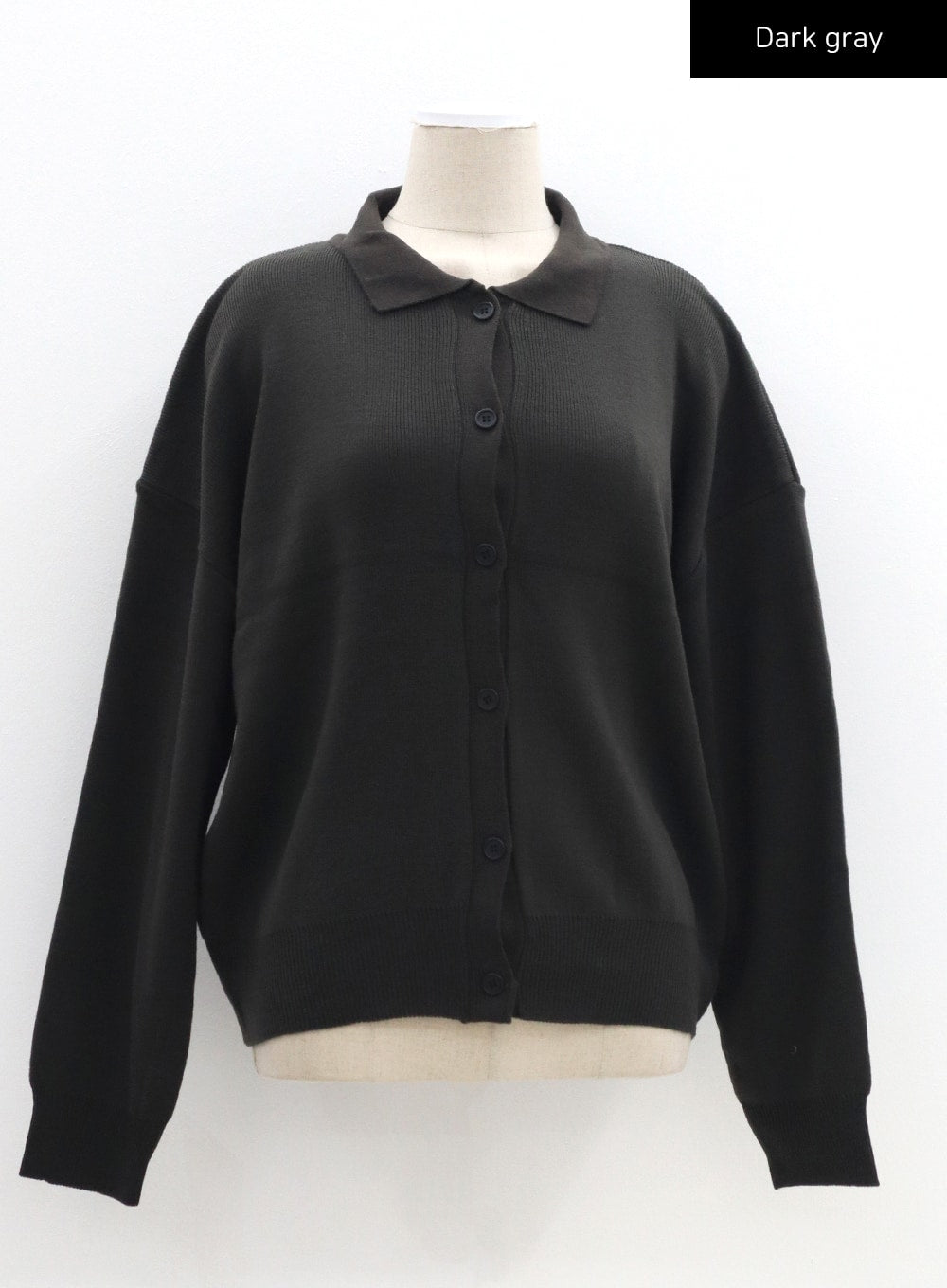 Button Collar Cardigan CM315