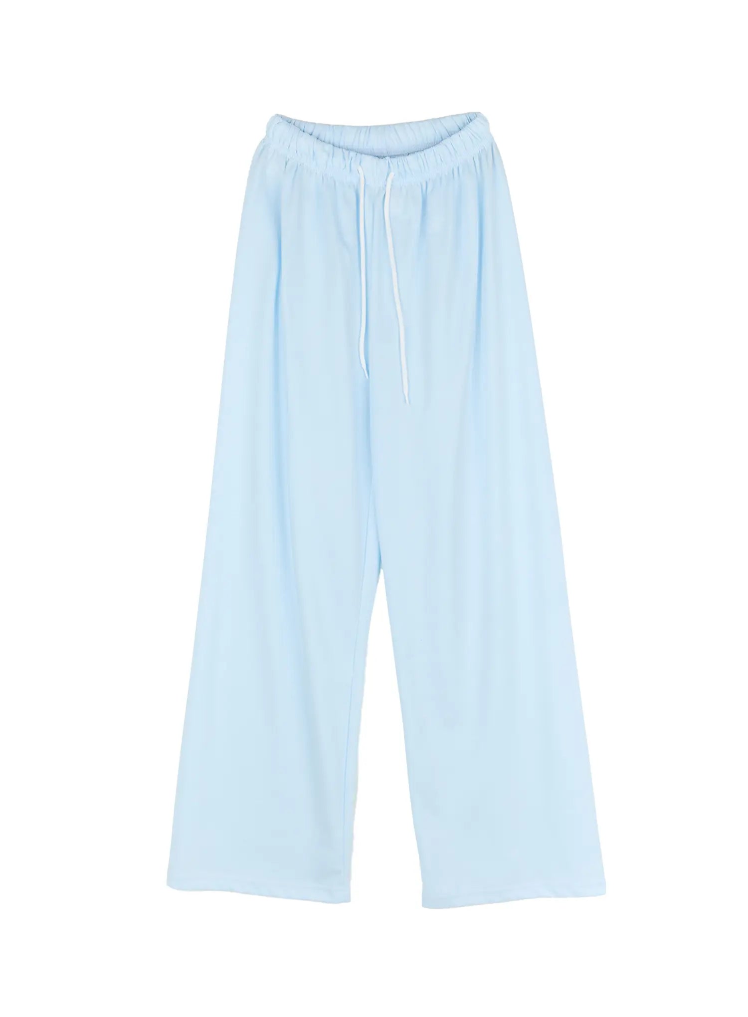 wide-leg-casual-sweatpants-cg514 / Light blue