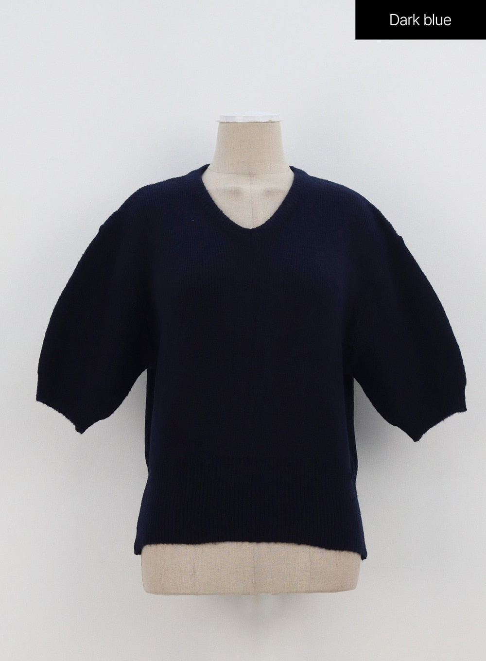 Half Sleeve V-Neck Sweater OA305