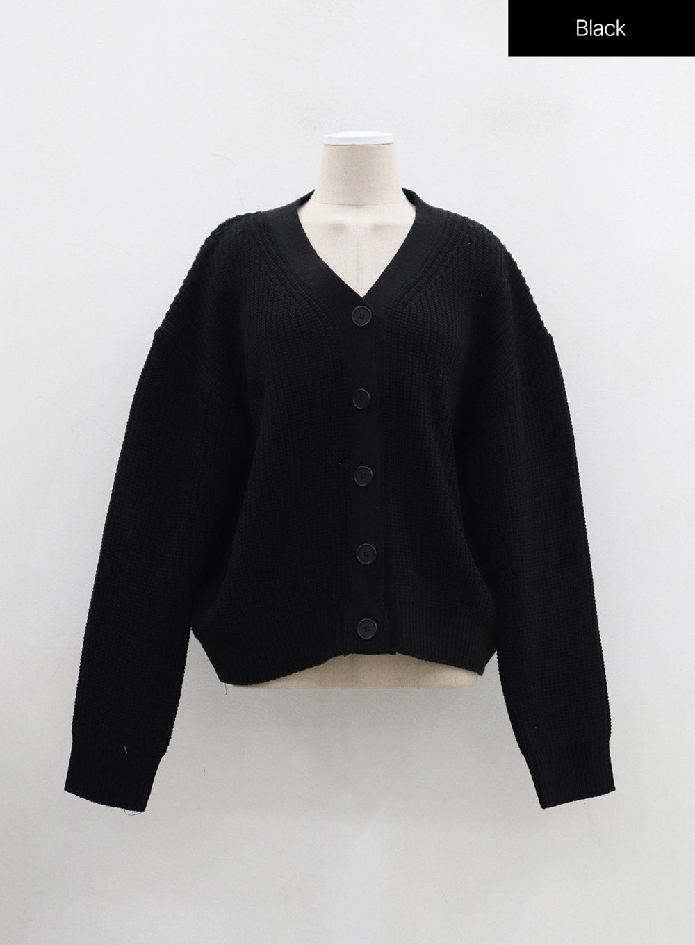 Oversized Knit Button Cardigan BJ331