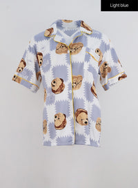 cute-bear-short-sleeve-pajama-set-ig313