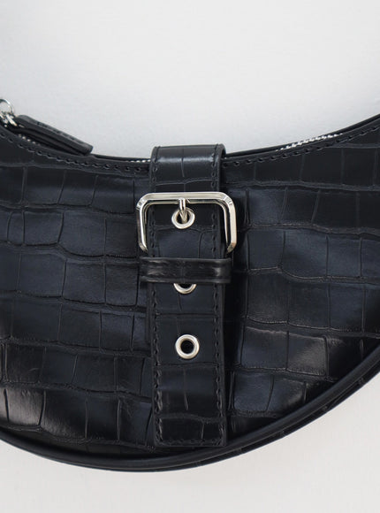 Faux Leather Shoulder Bag BA325