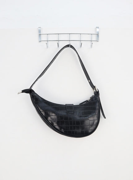 Faux Leather Shoulder Bag BA325