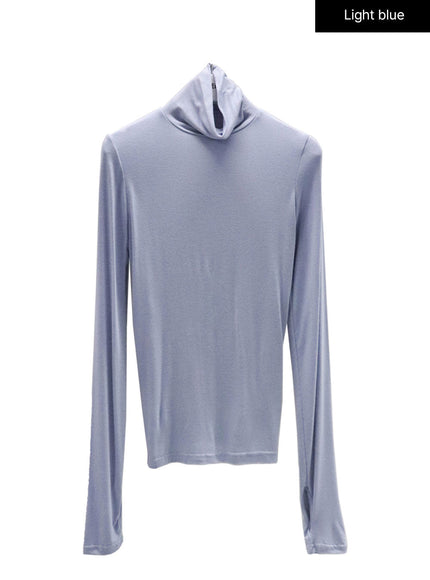 Turtleneck Warmer Crop Top CN08