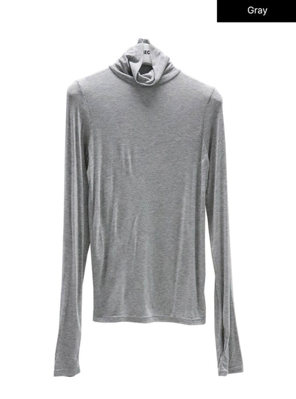 Turtleneck Warmer Crop Top CN08