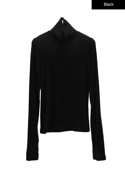 Turtleneck Warmer Crop Top CN08