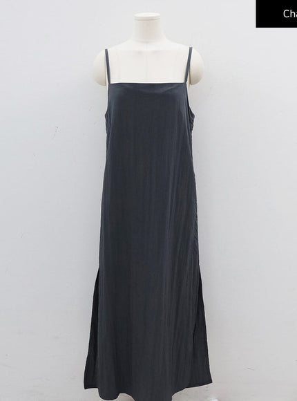 Shirred Sleeveless Dress CY31