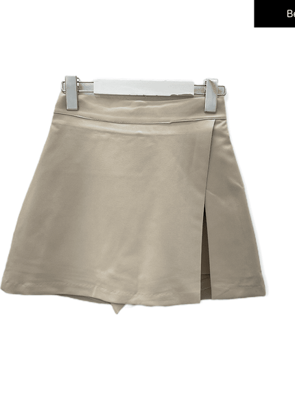 Skort with Front Slit C2701