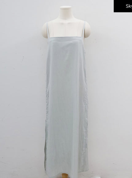 Shirred Sleeveless Dress CY31