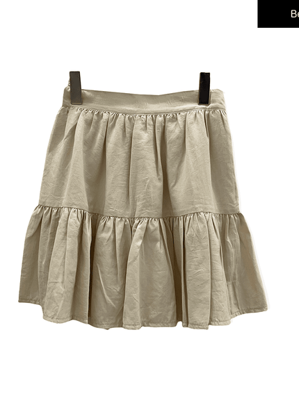 Tiered Mini Skirt J19