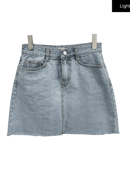 Denim Mini Skirt J28