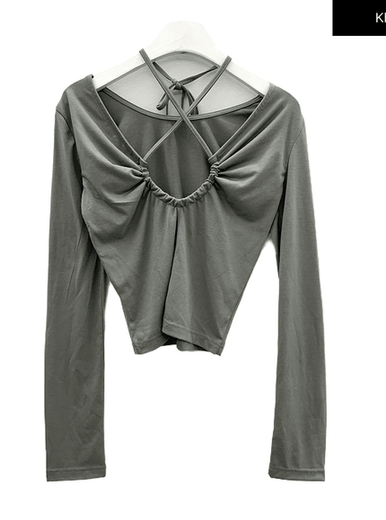 Halter neck Cropped Top C2001