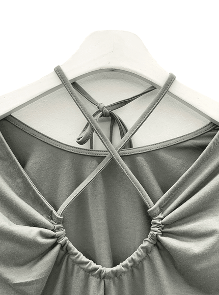 Halter neck Cropped Top C2001