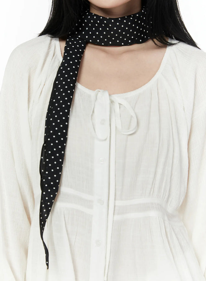 roland-black-polka-dot-neck-scarf-iu503