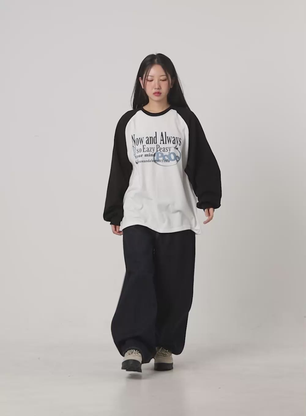 Nori Roomy Fit Denim with Stitch CS406