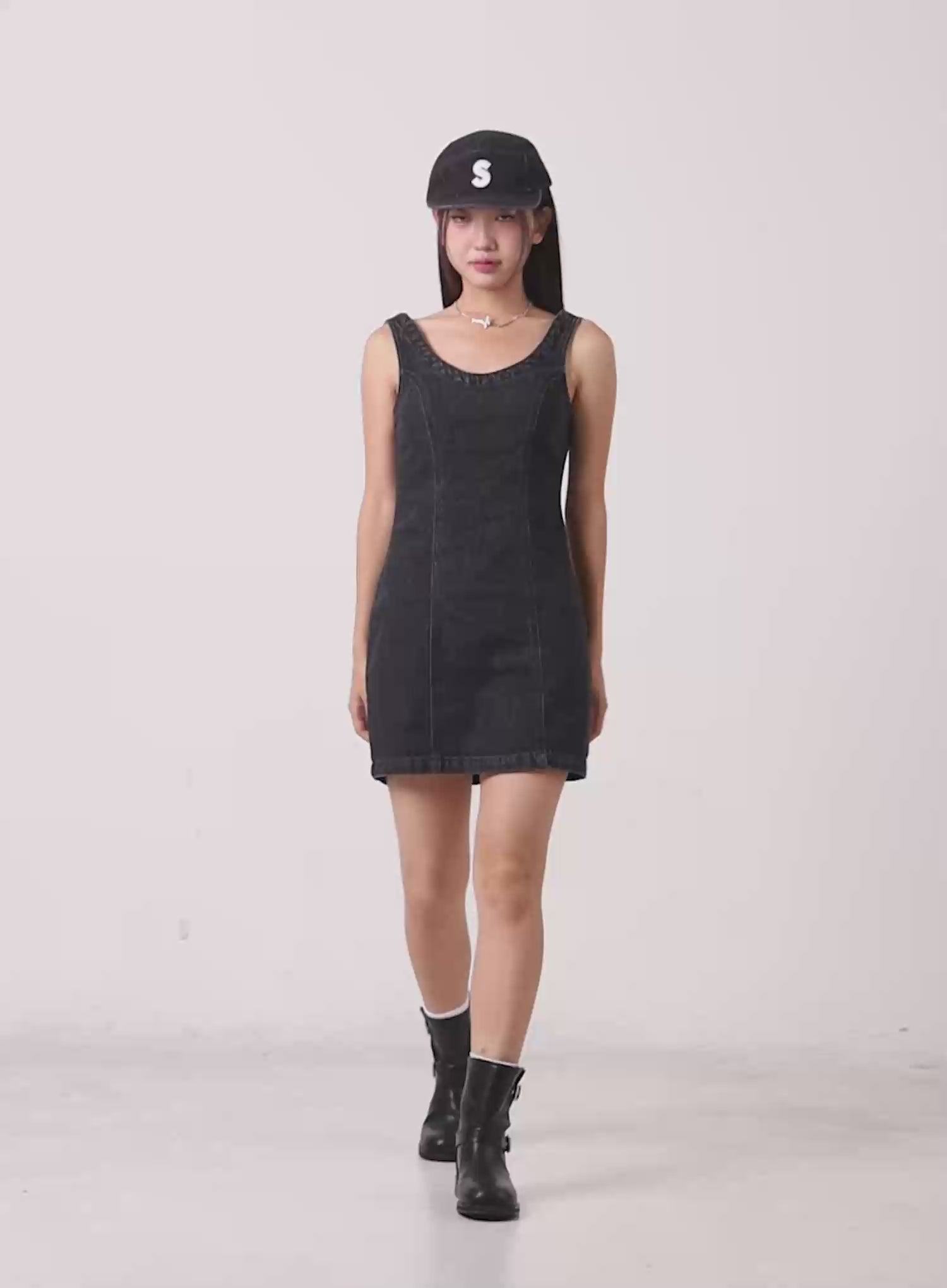 Denim Mini Dress CL521