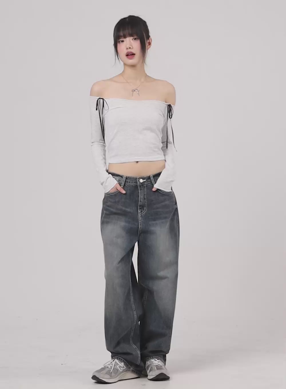 Low Waist Baggy Jeans CM415