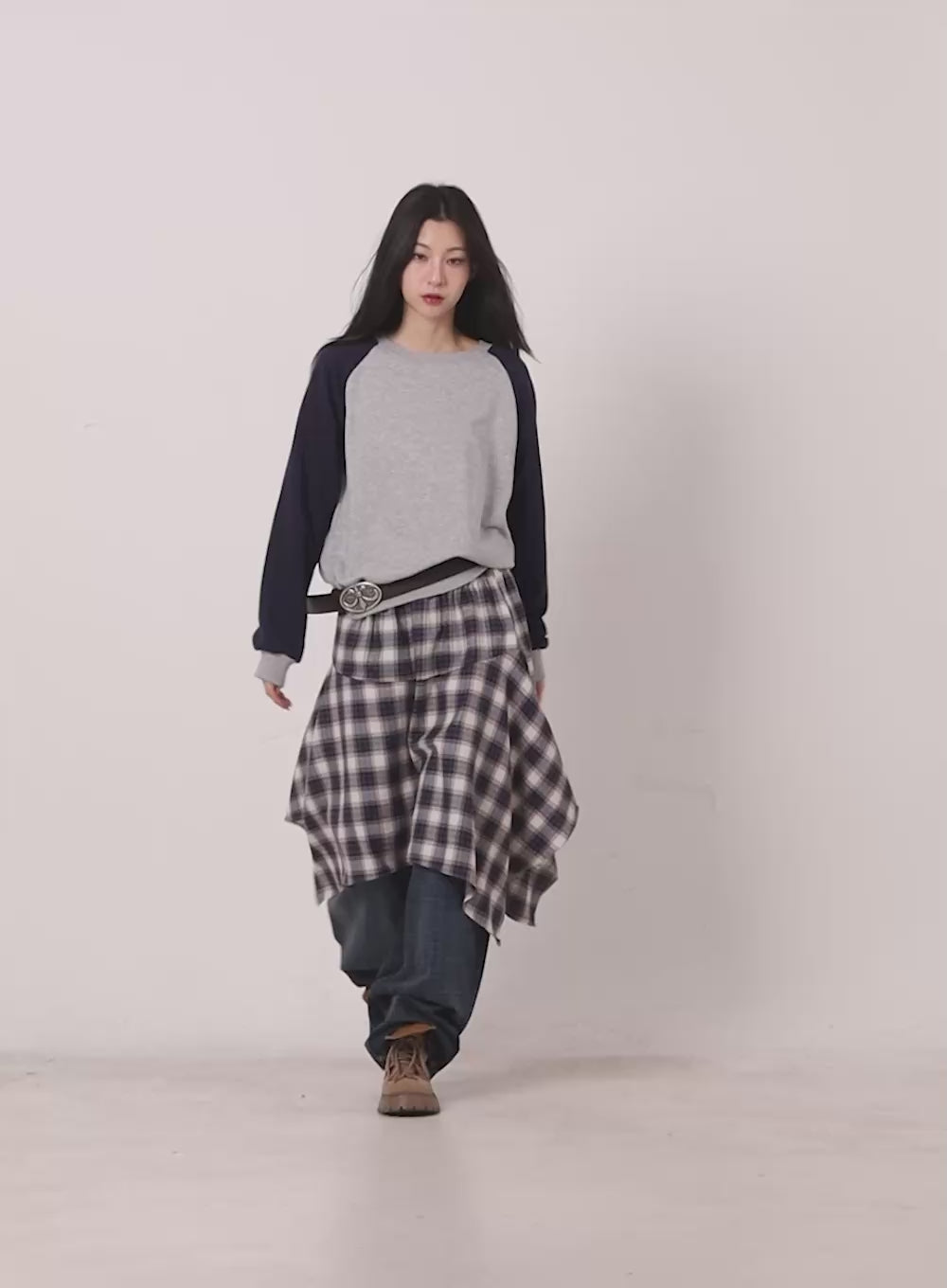 Annie Washed Wide-Leg Jeans CM518