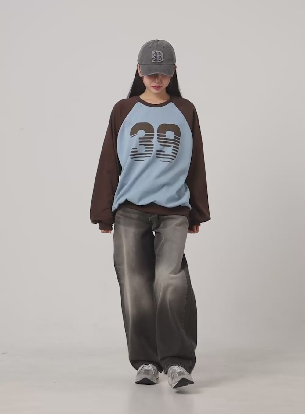 Harley Washed Baggy Jeans CS404