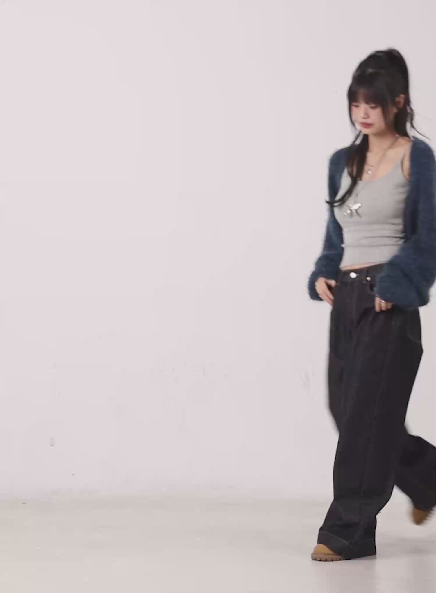 Fluffy Bolero Knit Cardigan CG518