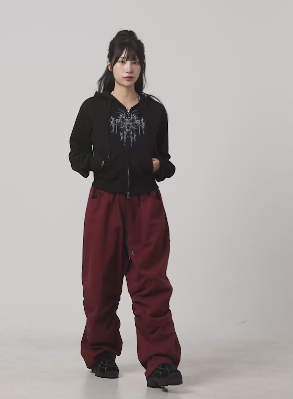 Cotton Graphic Hoodie Jacket CG420