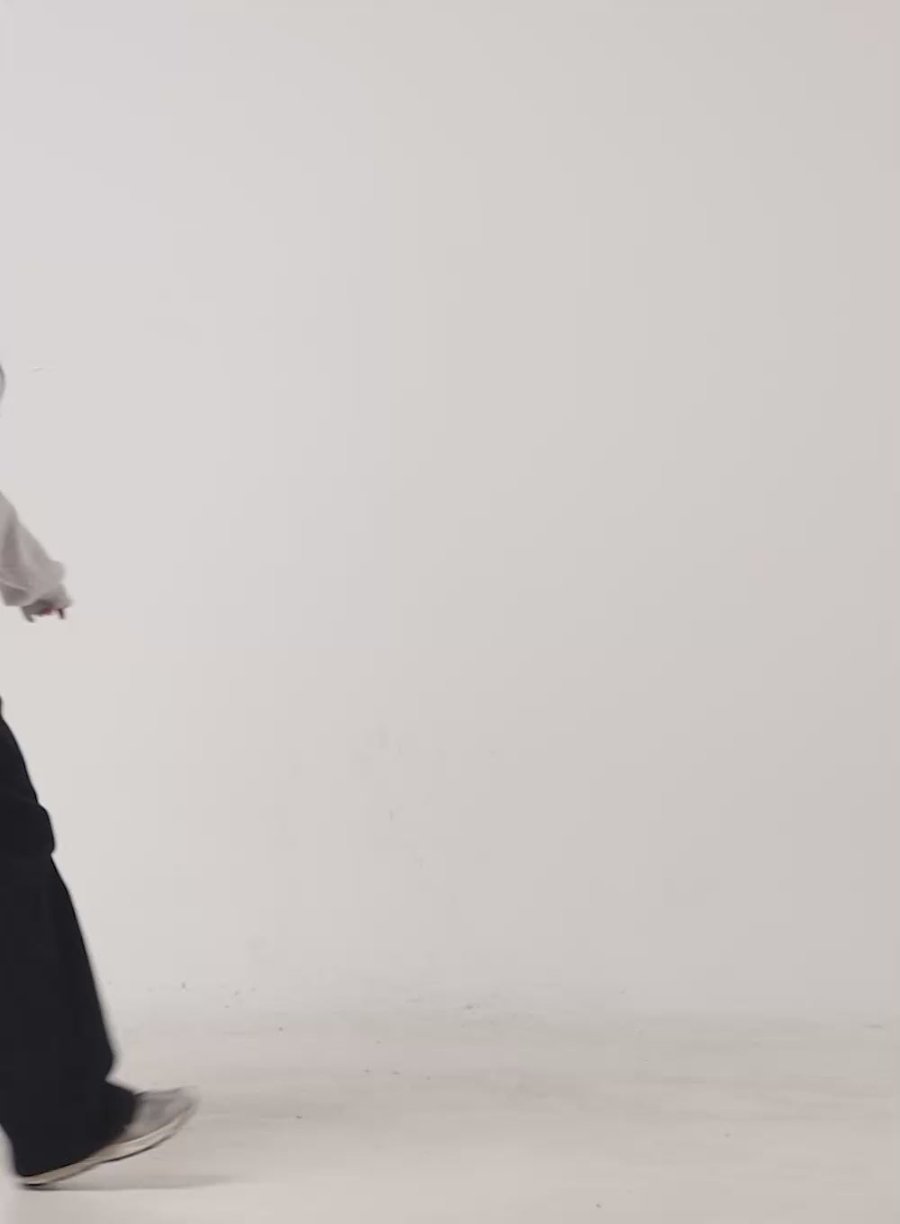 Dark Blue Relaxed-Fit Wide Leg Pants ON418