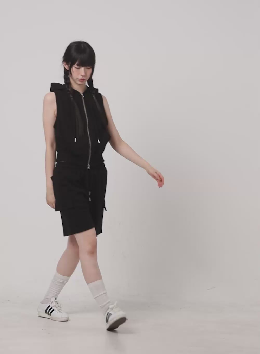 Banded Cargo Sweat Shorts CG408