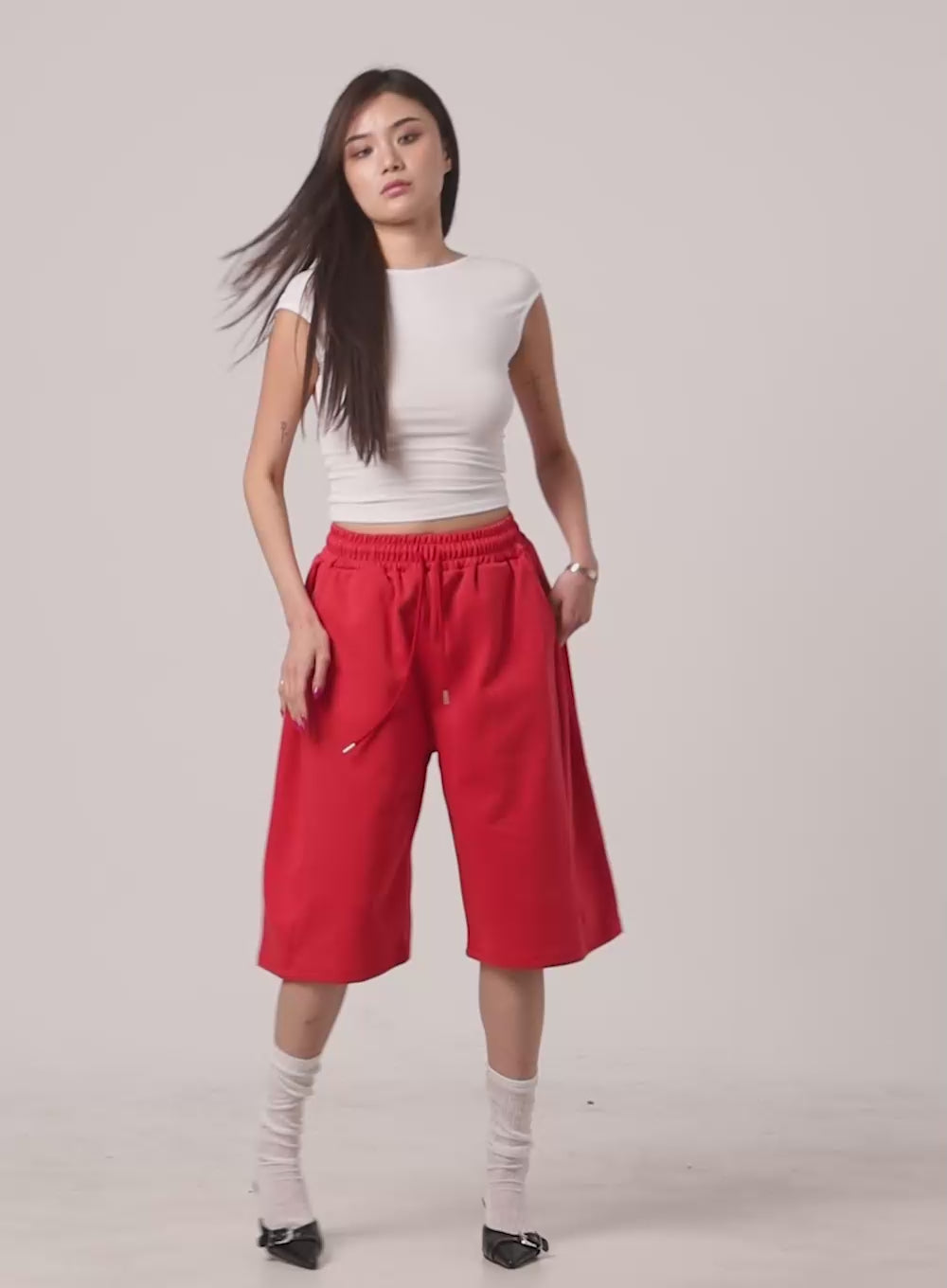 Cotton Sweat Shorts (UNISEX) IU419