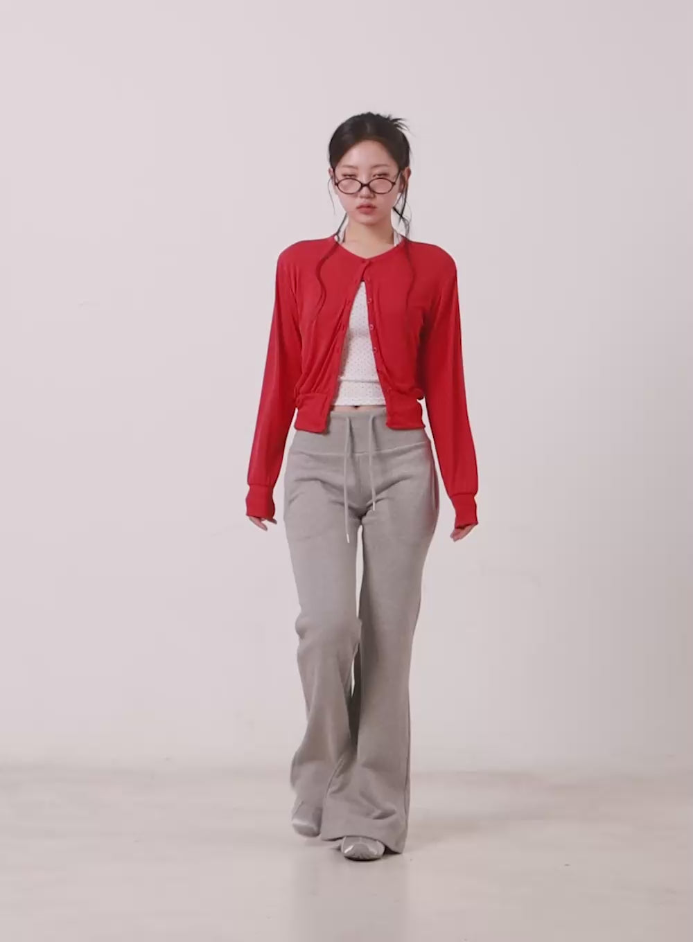 Slim-Fit Flared Sweatpants CA525