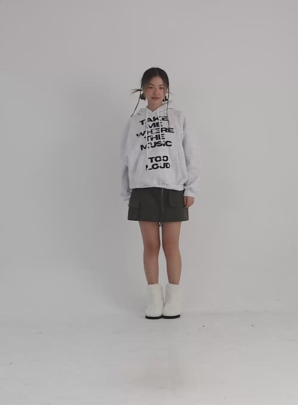 Graphic Oversized Hoodie Sweatshirt CN310