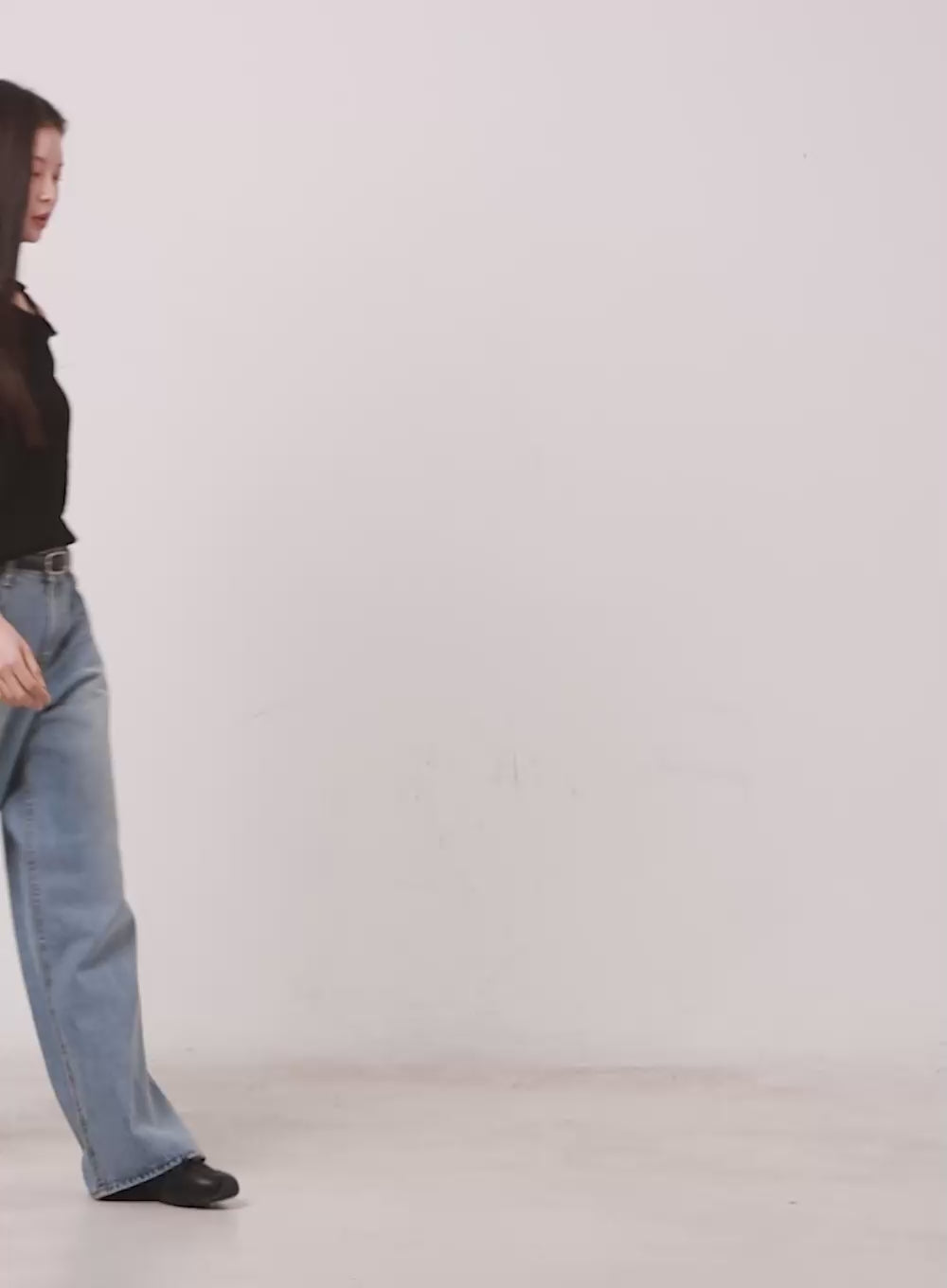 Ribbon One-Shoulder Knit Crop Top IY509