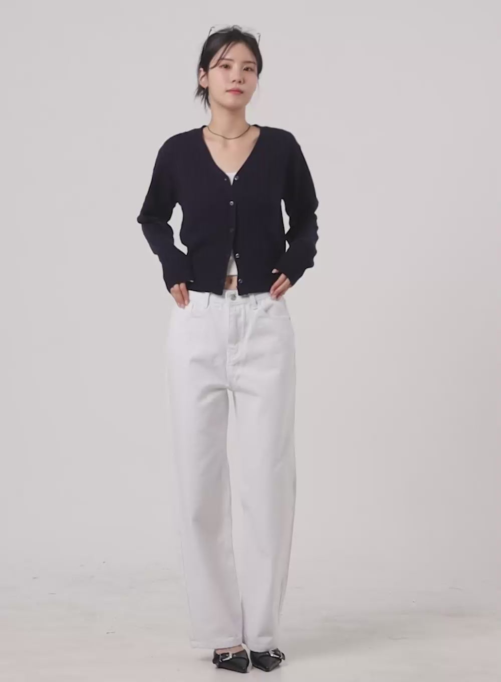 Cable Knit Cardigan OA405