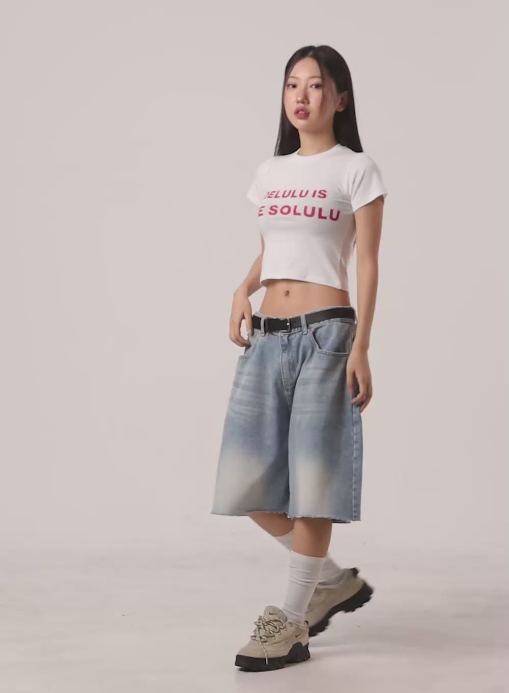 Wide Fit Bermuda Jorts CU428