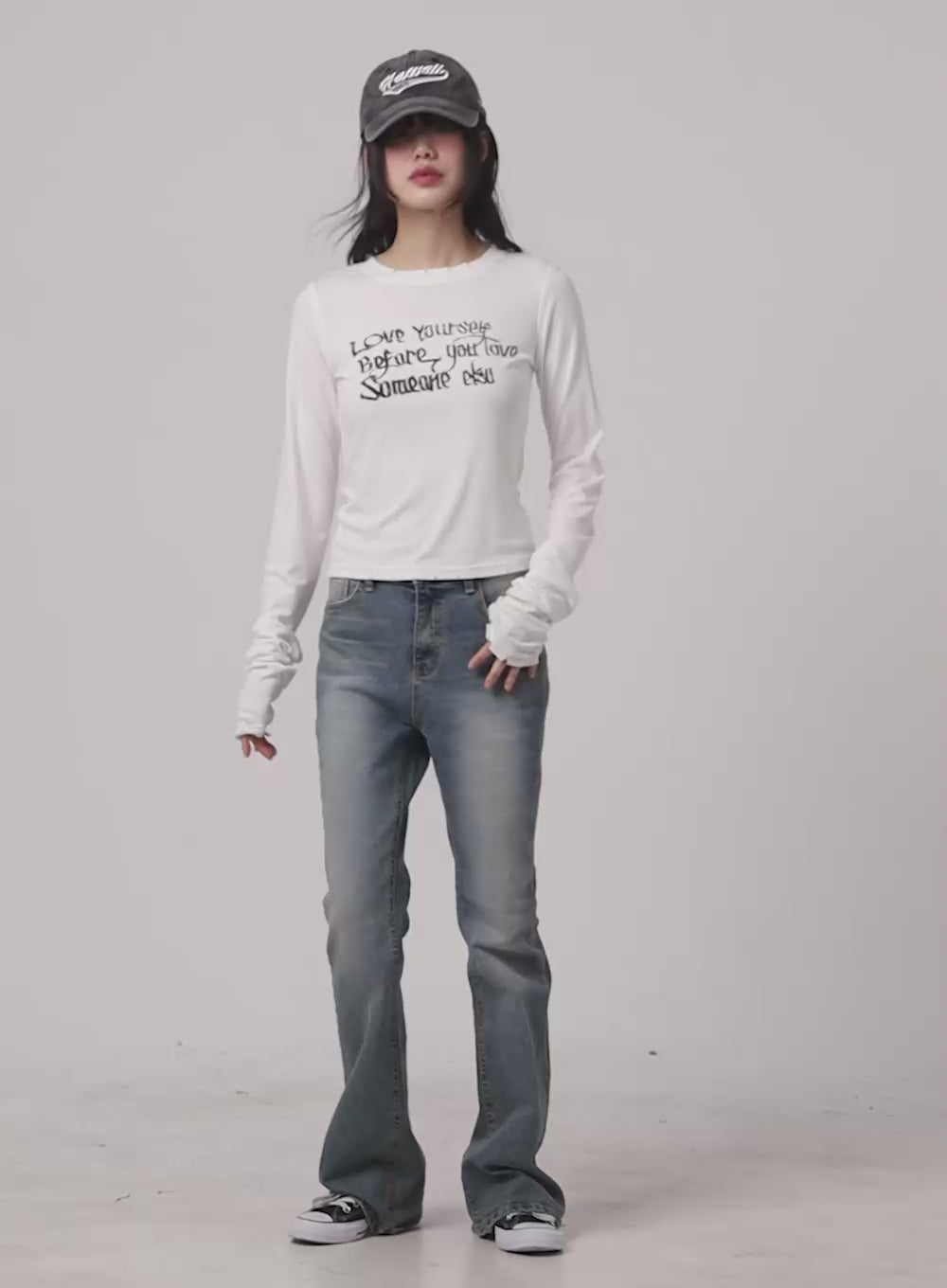 Slim Fit Bootcut Jeans CA419