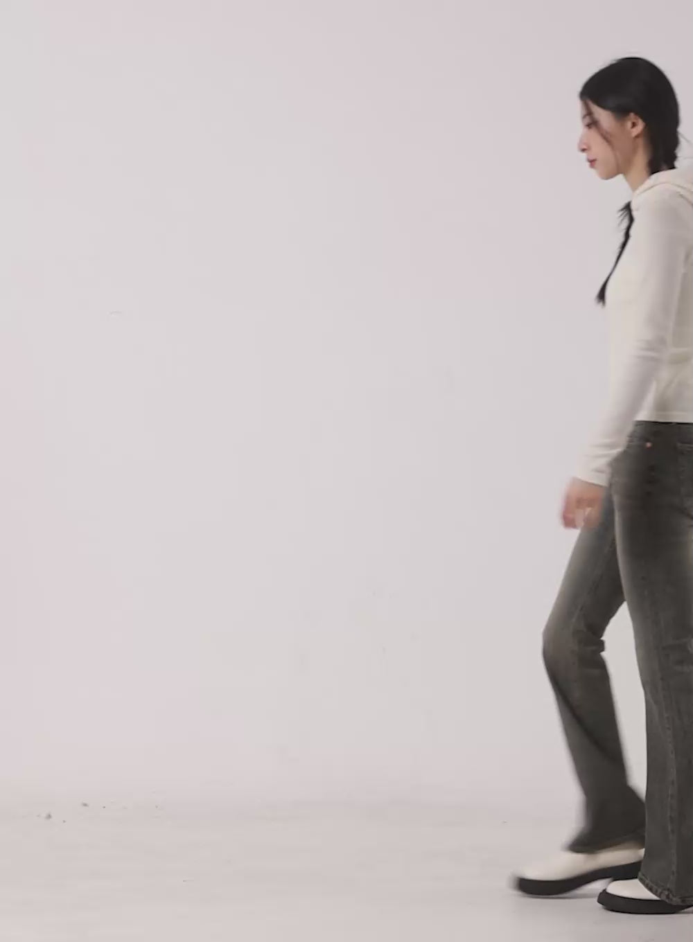 Layered Hooded Crop Top CN428