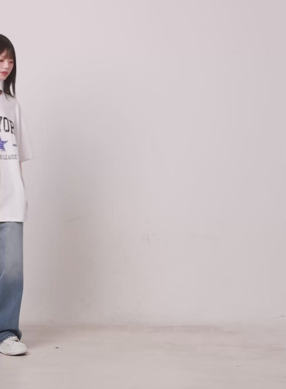 NY Graphic Oversize T-Shirt IY502