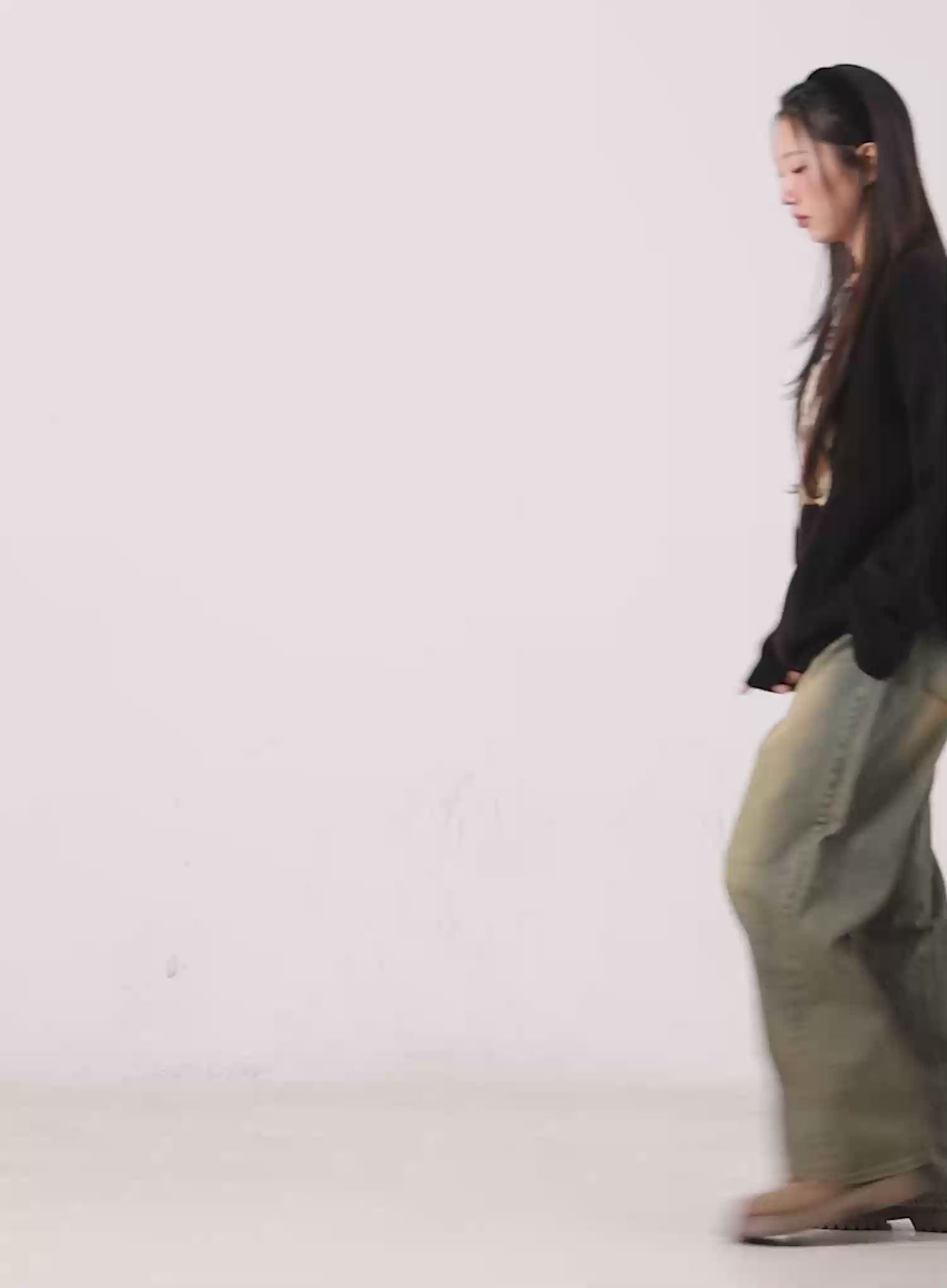 Miley Washed Balloon Baggy Jeans CO515