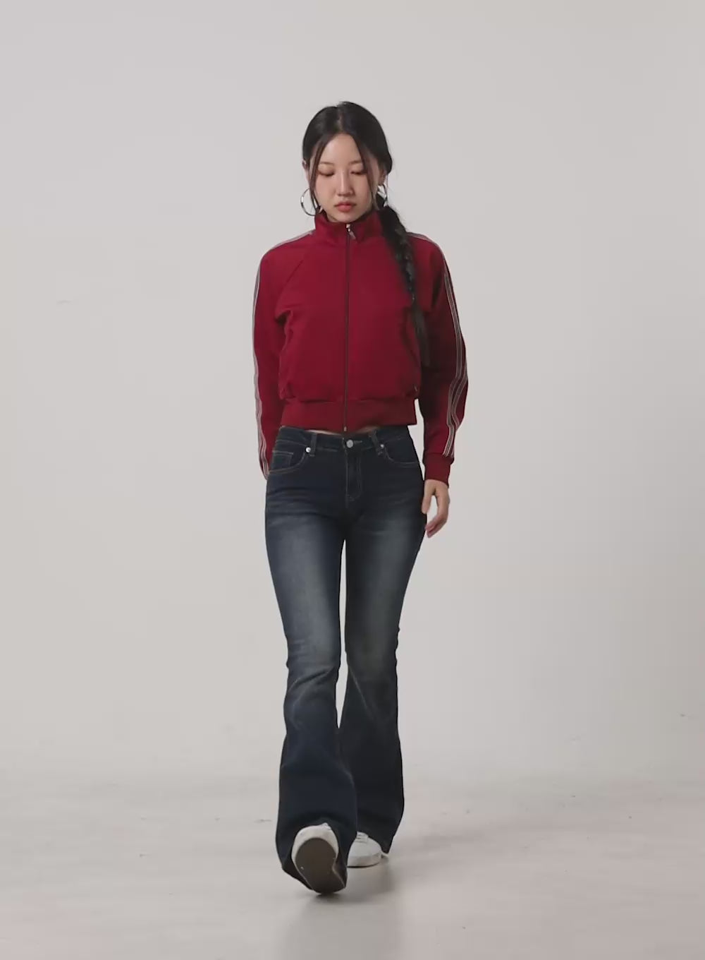 Lexie Back-Logo Bootcut Jeans CO402