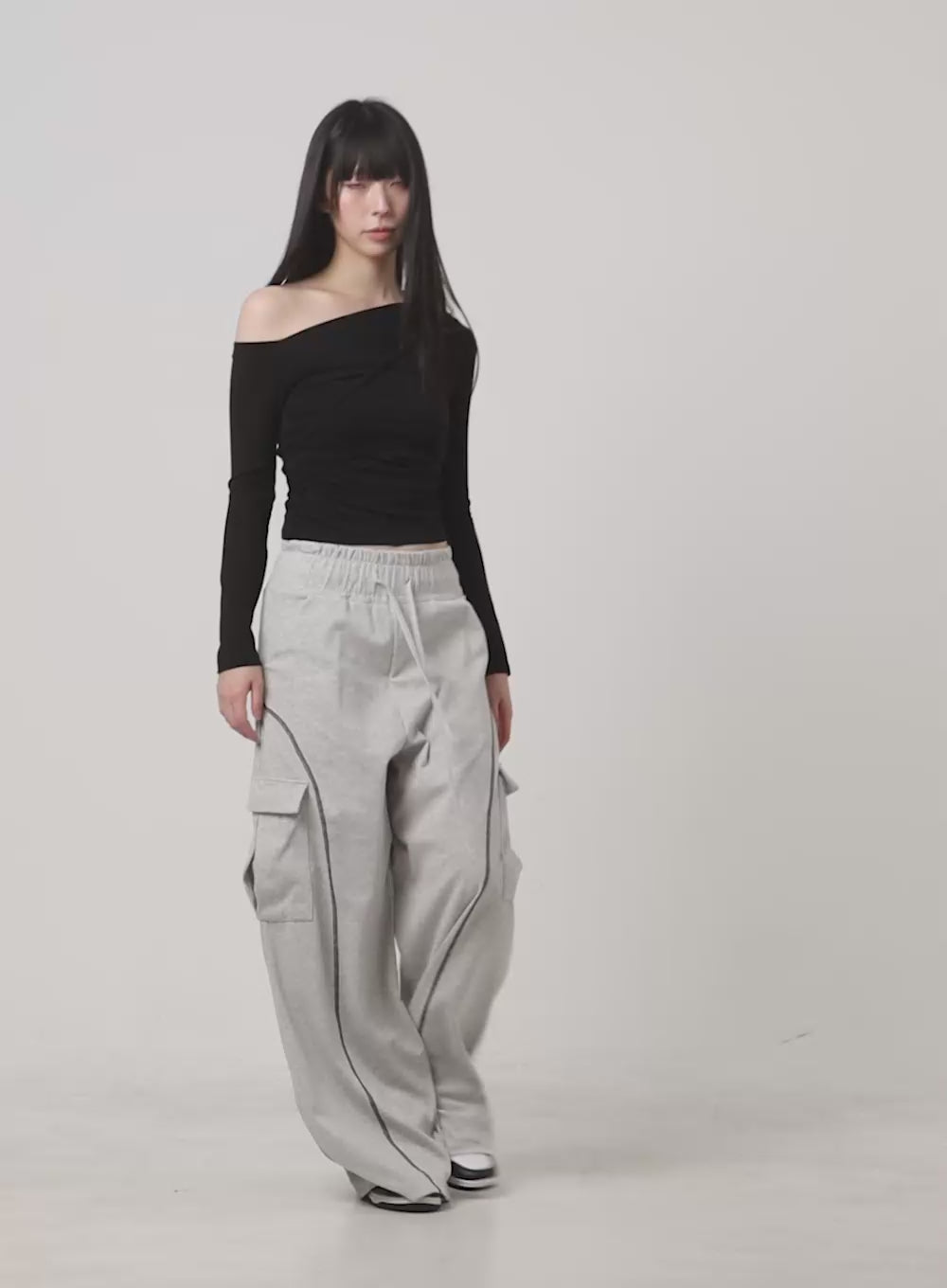 Uneven Chic One Shoulder Crop Top CG419