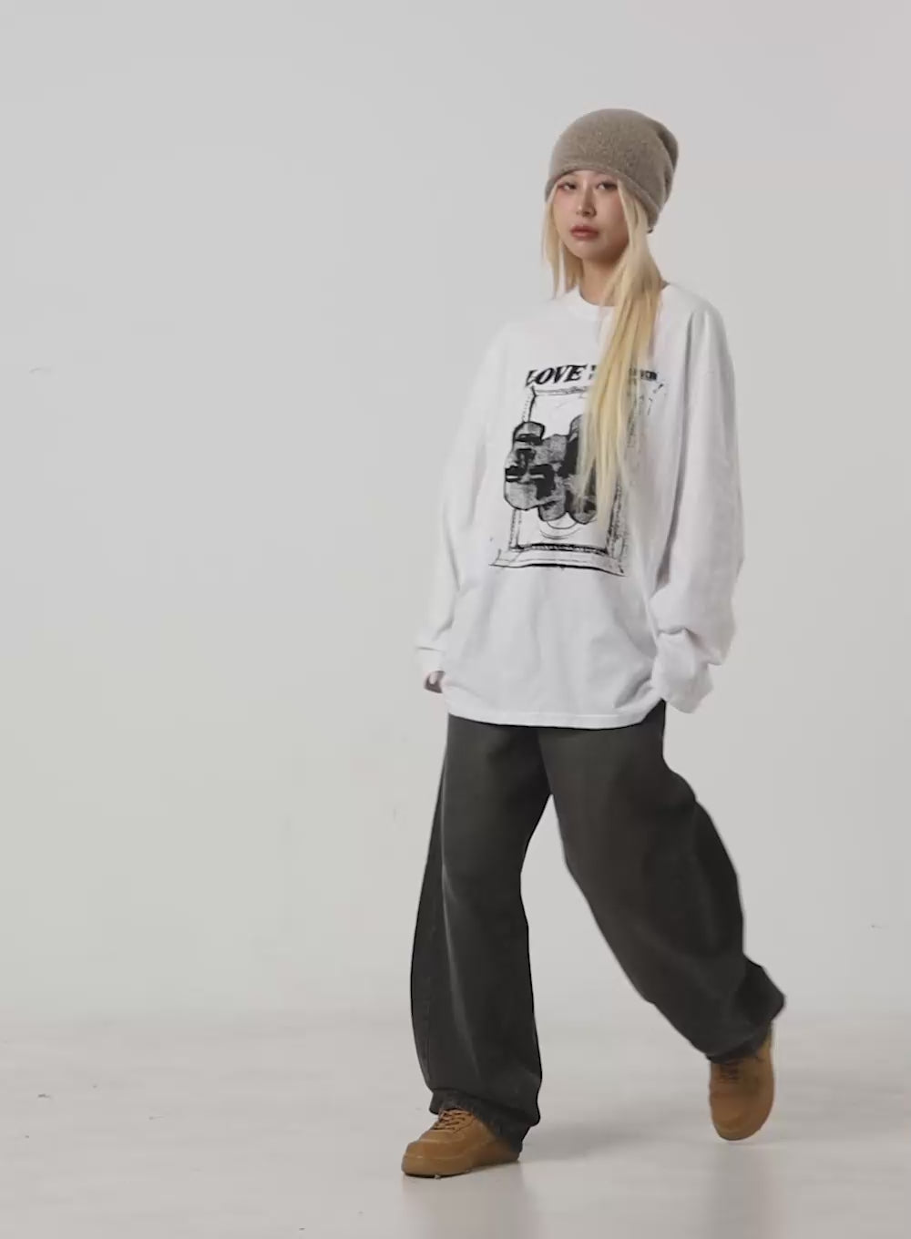 Blair Casual Washed Baggy Cotton Jeans CS425