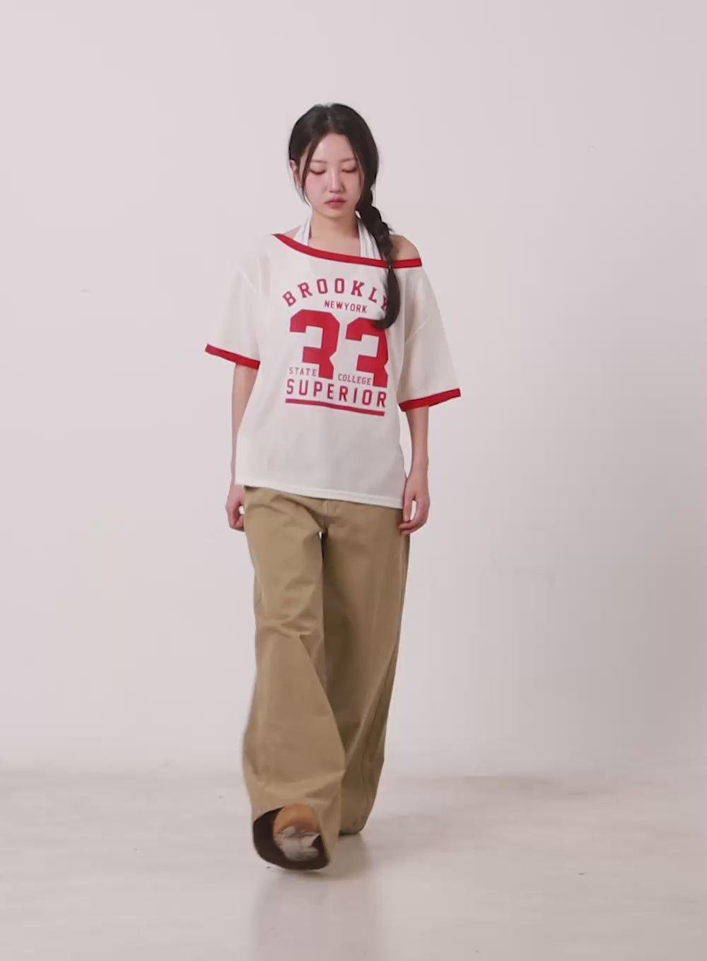 Cotton Easy Wide-Leg Pants CA530