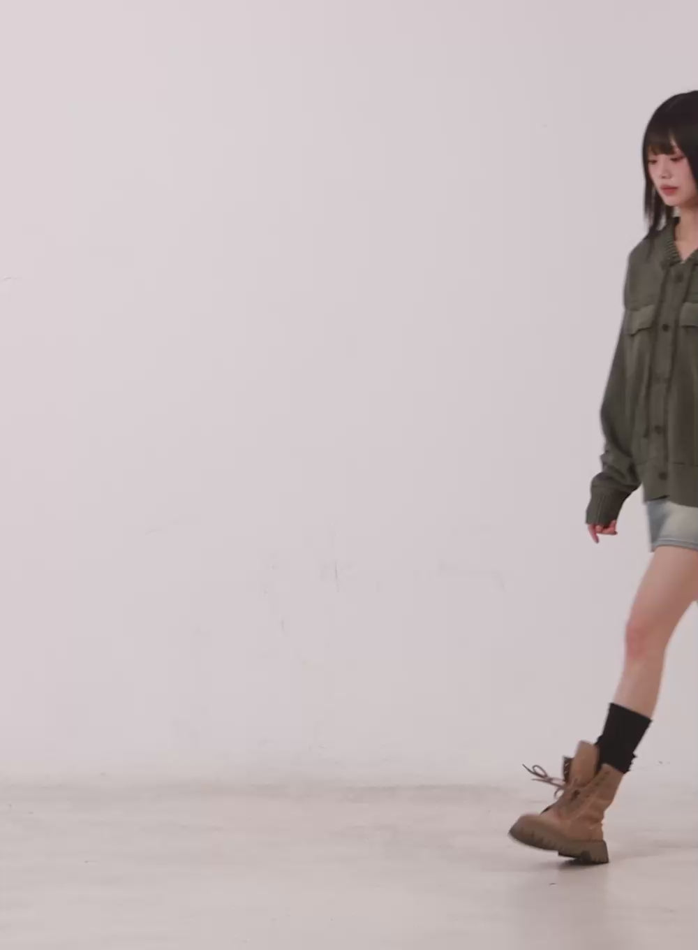 Oversized Hooded Cardigan IA528