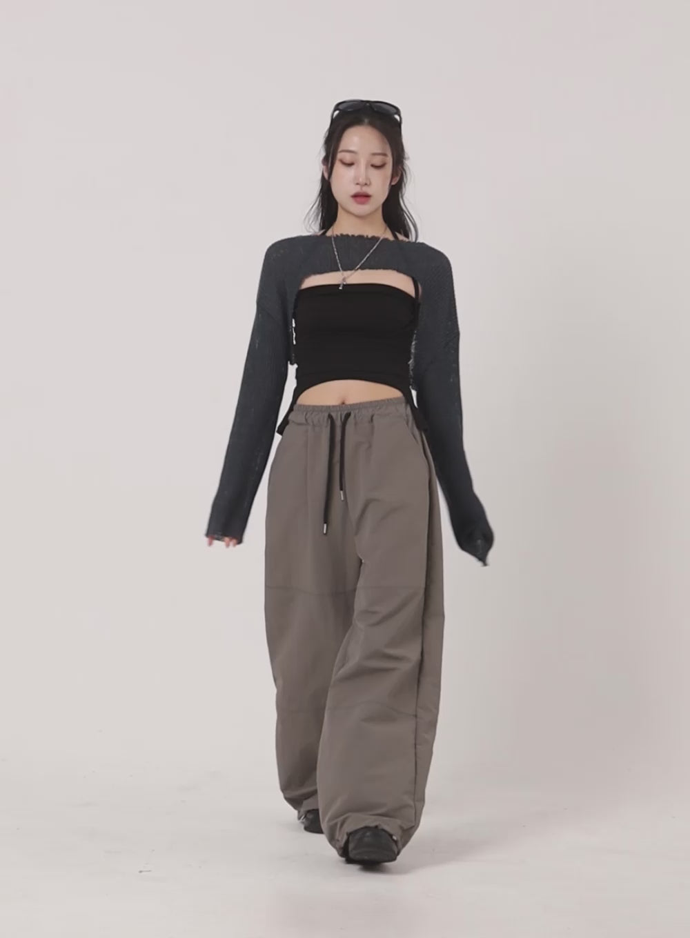 Sheer Bolero Top CF429