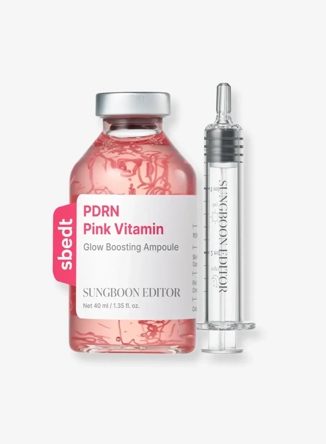 PDRN Pink Vitamin Glow Boosting Ampoule (40ml)
