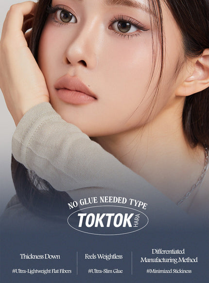TOKTOKHARA No Glue Eyelash - Under Pop (60pcs)