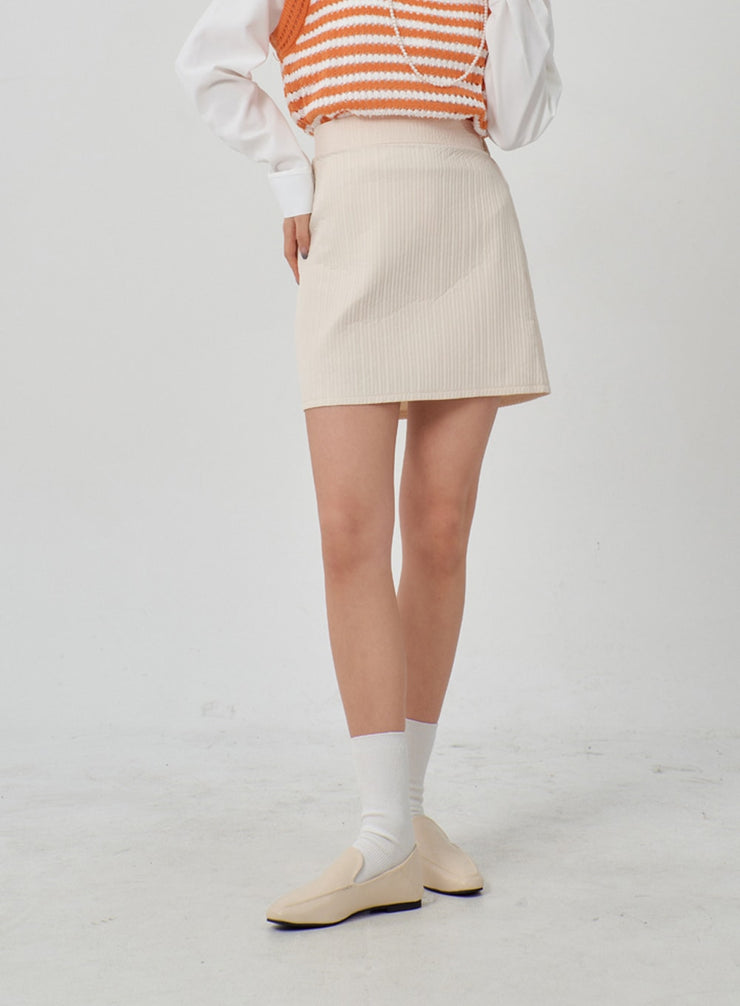 High Waist Mini Skirt IM315