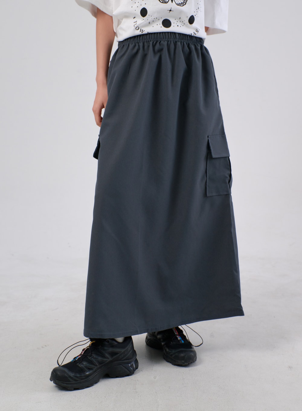 Linen skirt big clearance w